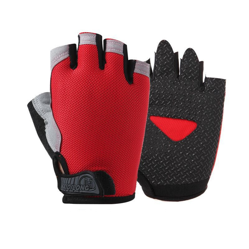 Wristless Fingerless Sports Gloves