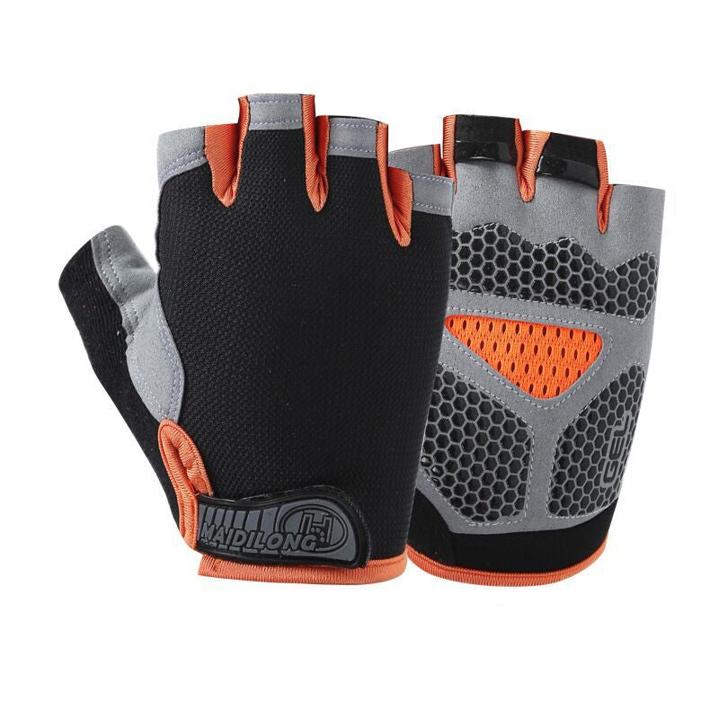 Wristless Fingerless Sports Gloves