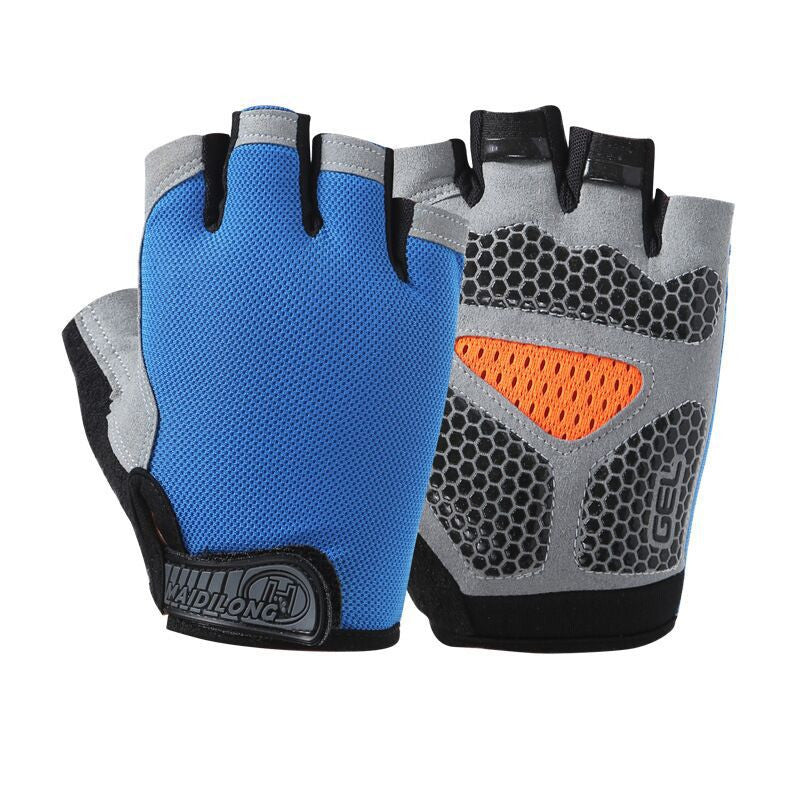 Wristless Fingerless Sports Gloves